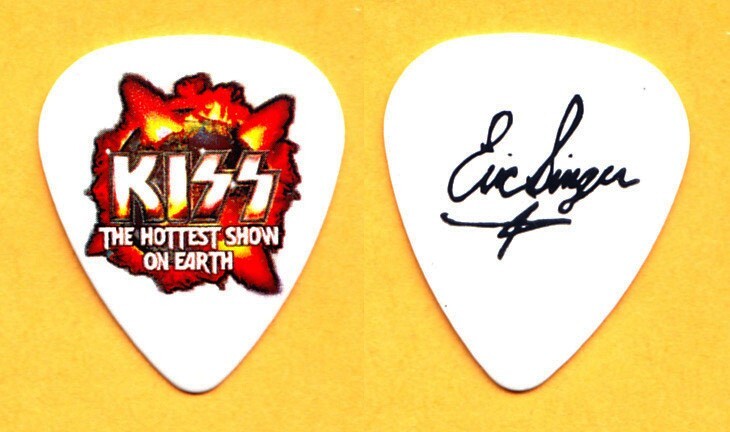 KISS Eric Singer Signature Hottest Show On Earth Guitar Pick - 2010 Tour