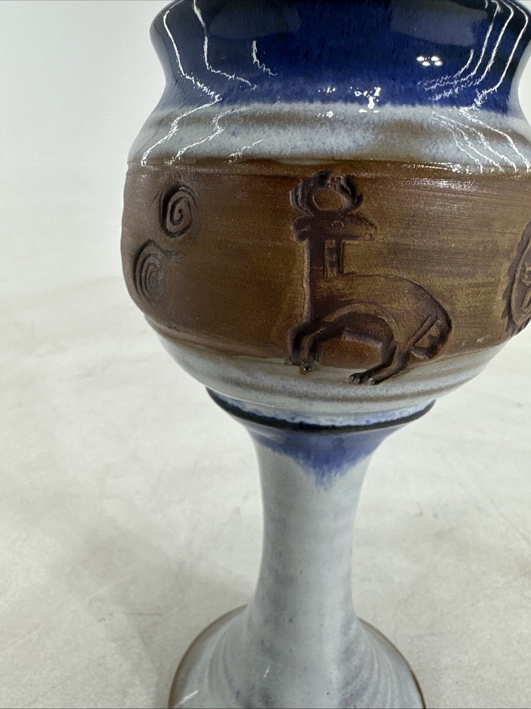 Sunrise Pottery Vase Handmade and Signed
