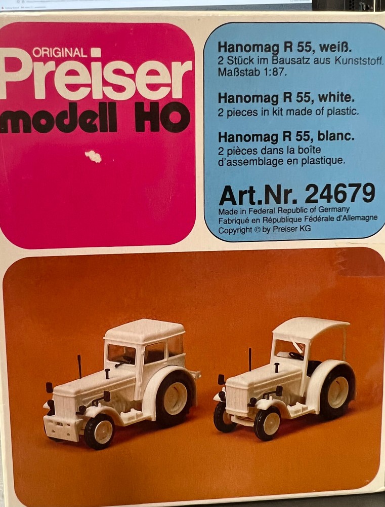 Preiser HO #24679 Farm Machinery