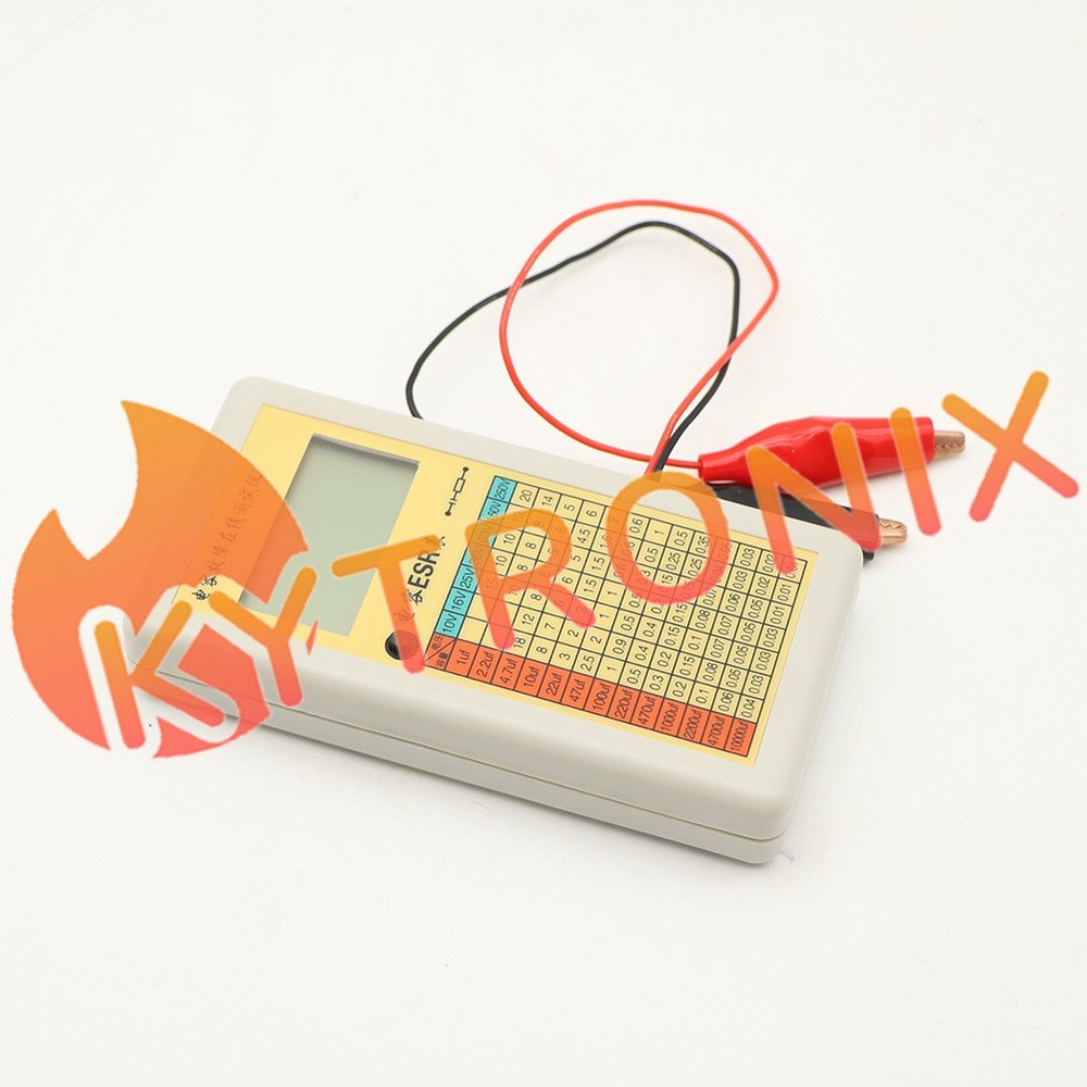Digital LCD ESR Capacitance Ohm Meter In Circuit Tester