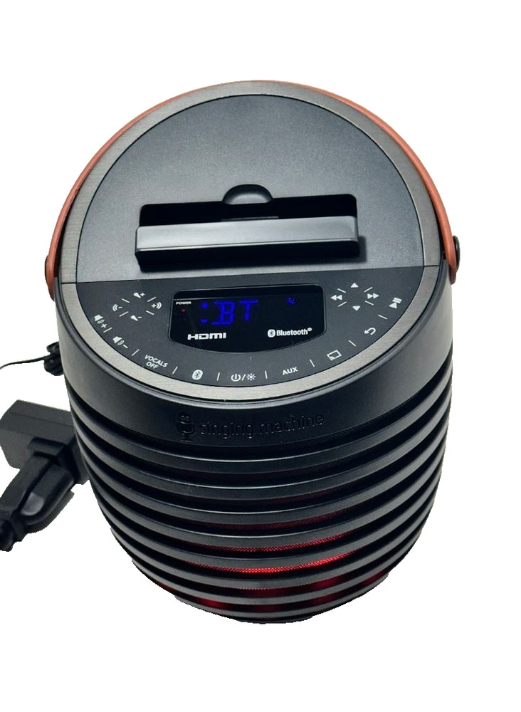 Singing Machine SingCast One Casting Bluetooth Karaoke System Wireless Mic.