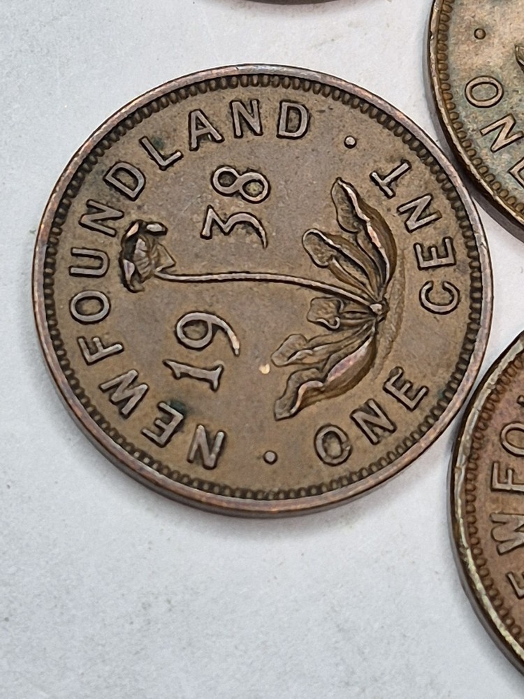 Newfoundland 1 cent, 1938, 1941 x 2, 1944 - 6066