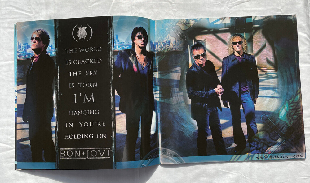 BON JOVI The Circle Tour Program Book 2010-2011
