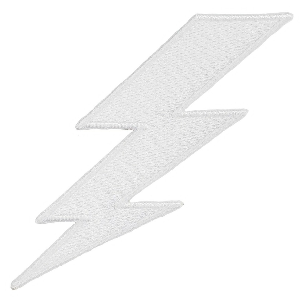 Lightning Bolt Iron On Patch Thunder Storm Electricity