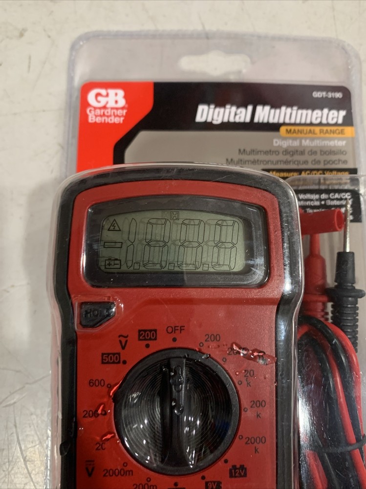 Gardner Bender GDT-3190 Digital Multimeter, 500 Volt