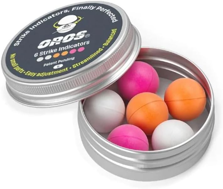 Oros Strike Indicator 6-Pack in and Colors Small, Assorted