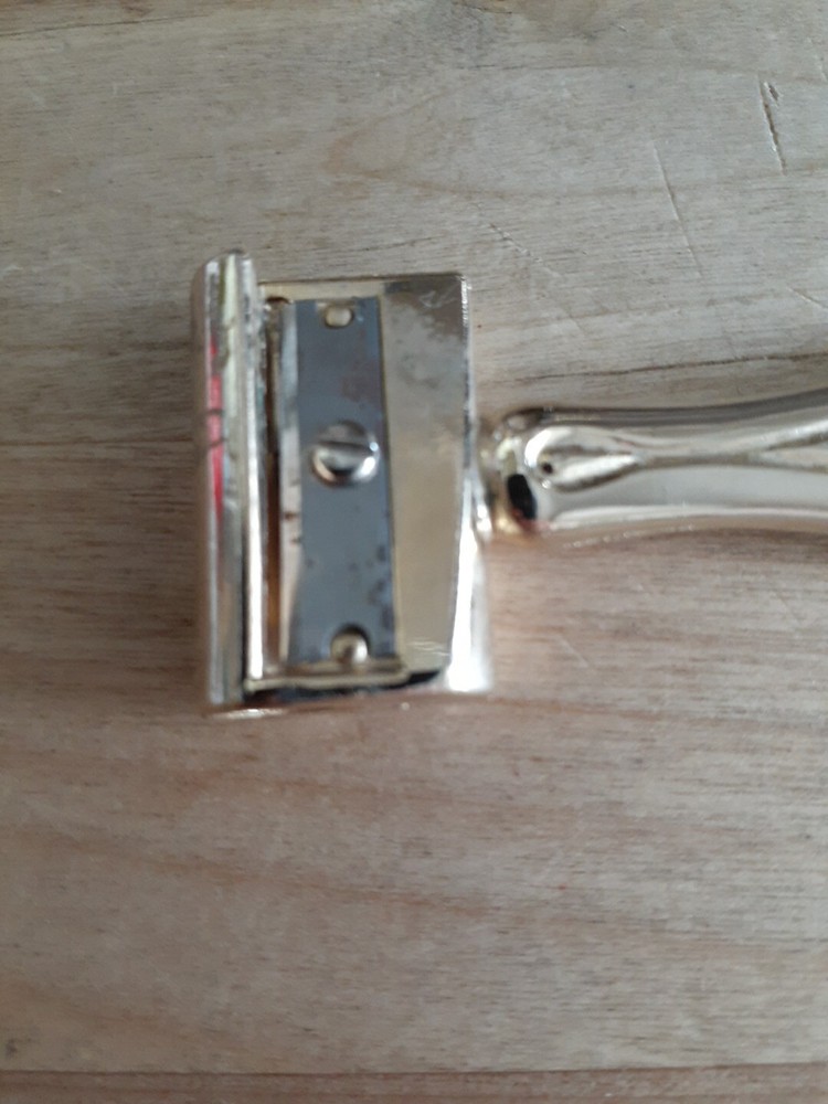 Antique Hand Held Brass Pencil Sharpener Masonic Temple