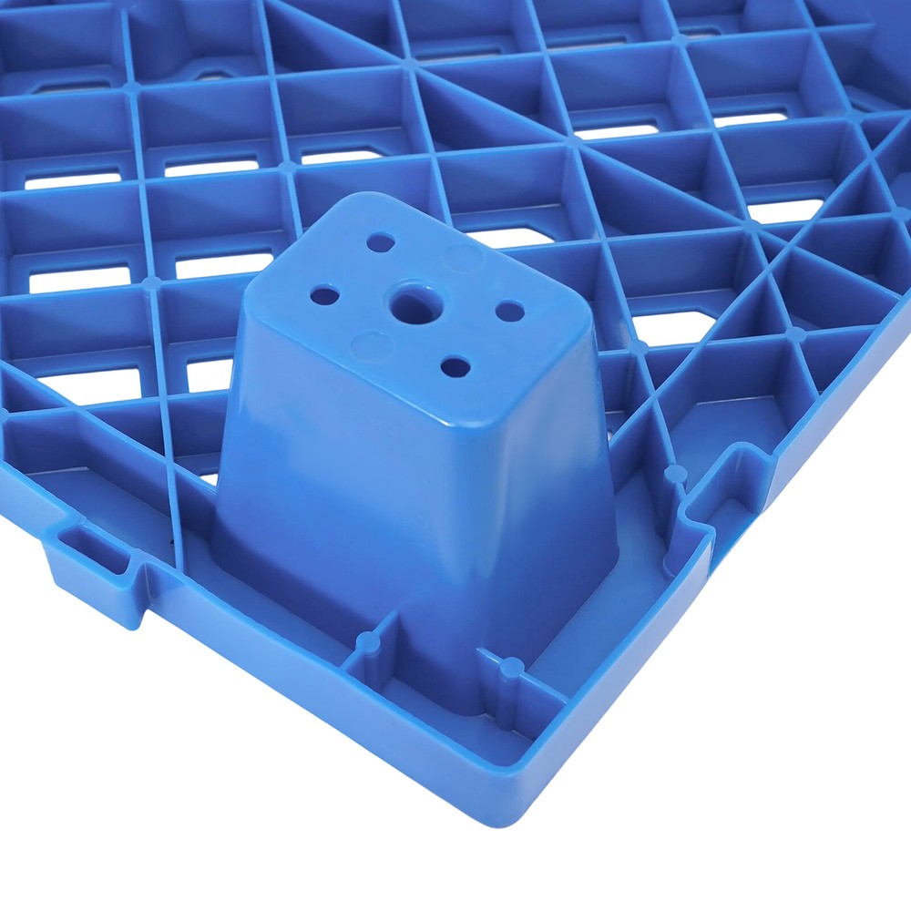 6 Pcs Plastic Pallets Interlocking Storage Pallets For Warehouses, Factories