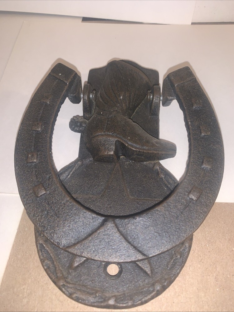 Rustic Cowboy Boot Door Knocker