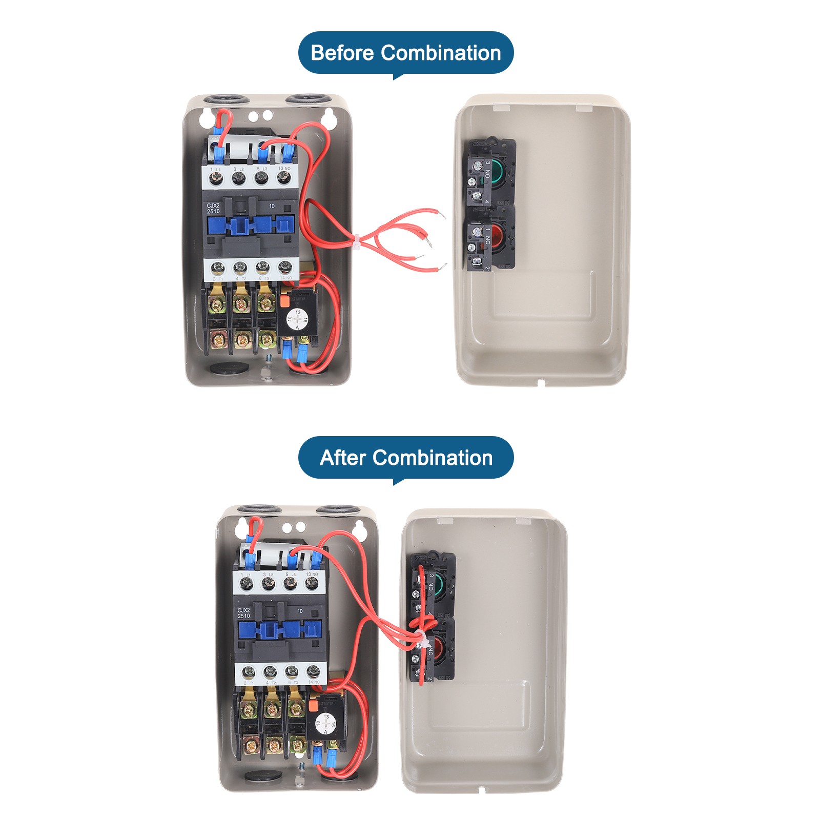 380V 5.5KW 7.5HP 3 Phase Magnetic Starter for Air Compressor Magnetic Switch
