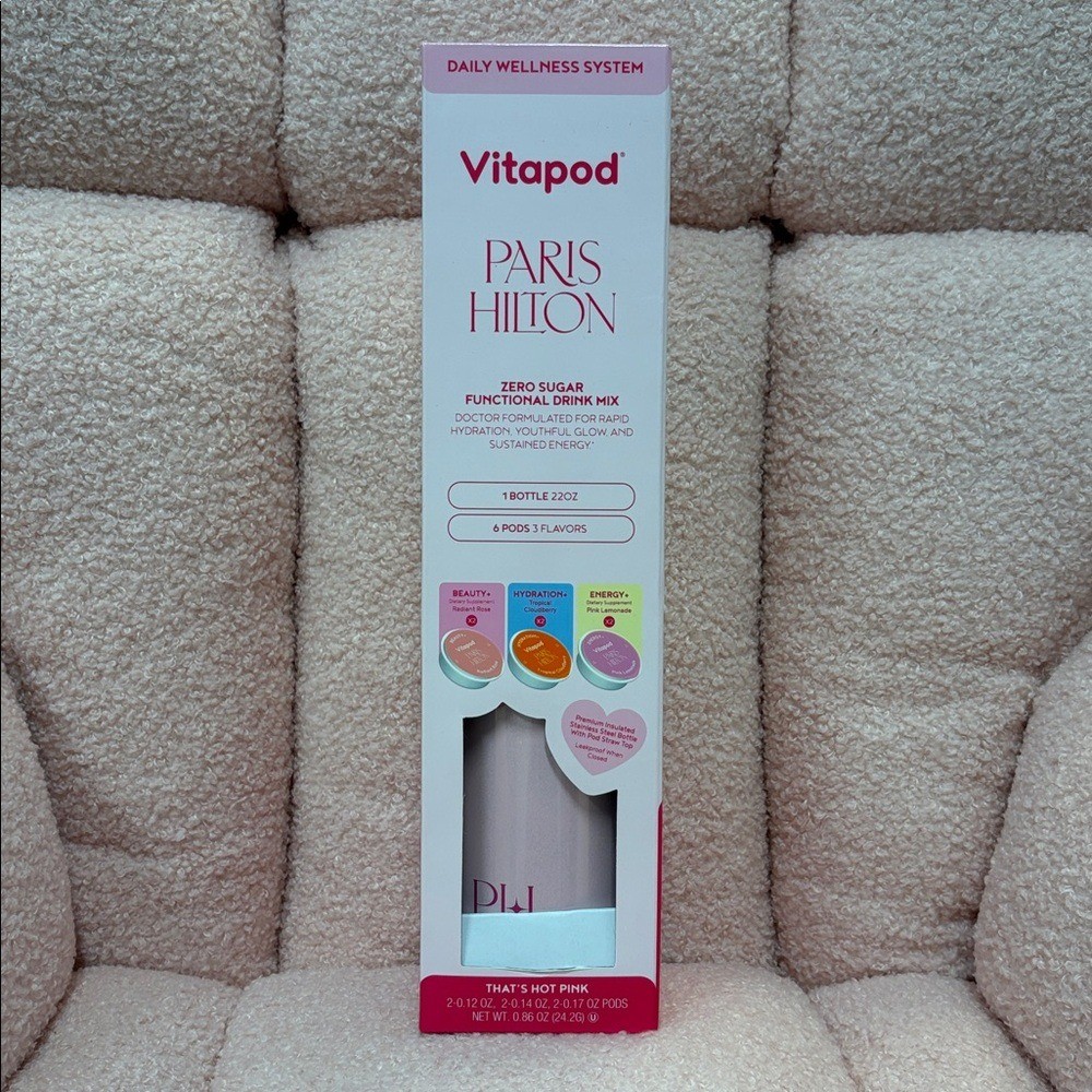 Vitapod Paris Hilton water bottle