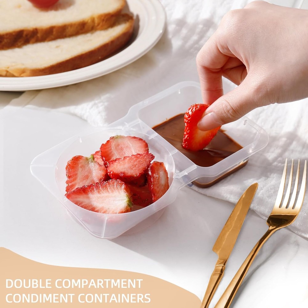 Snack Pack Containers 20Pcs - Snackle Box Container Portion Control