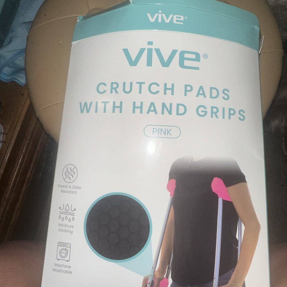 Vive-crutch Pads With Grips
