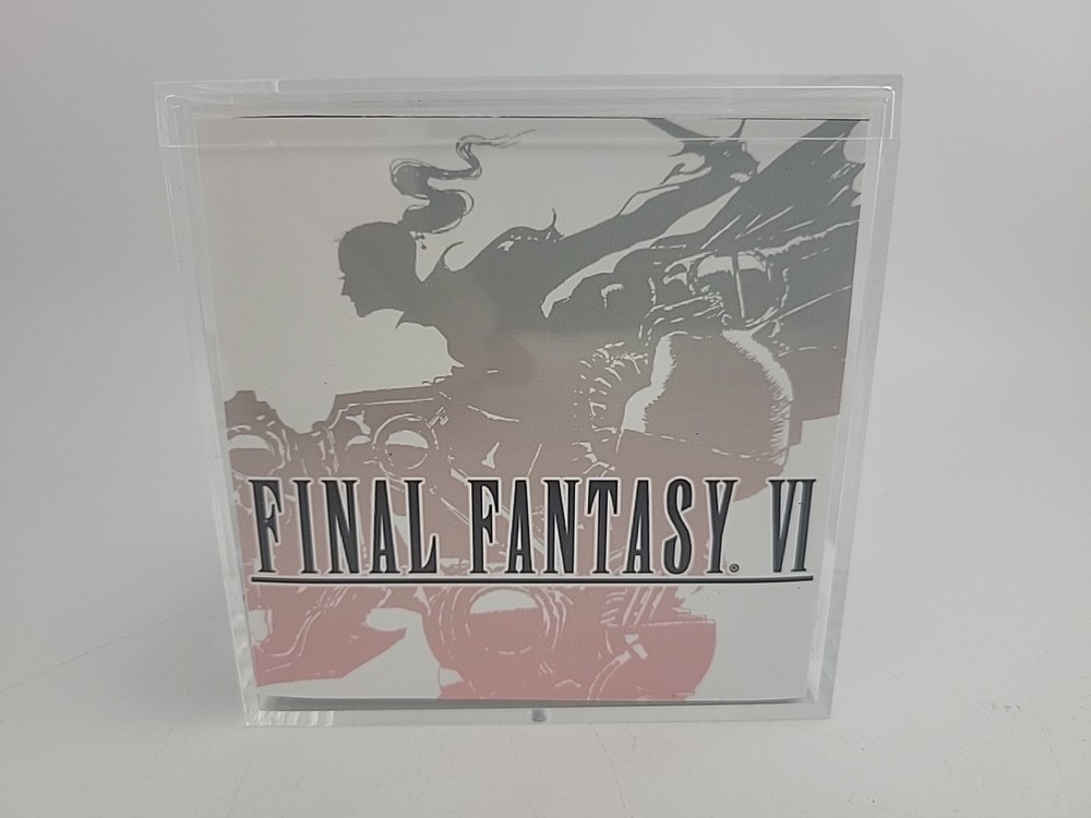 Final Fantasy 6 3D Cube Handmade Diorama SNES Video Game Shadowbox