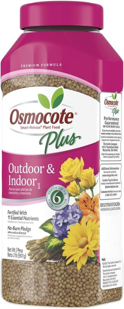 2 lbs Continuous Release Plant Fertilizer - Effective for 75 sq. ft. Coverage