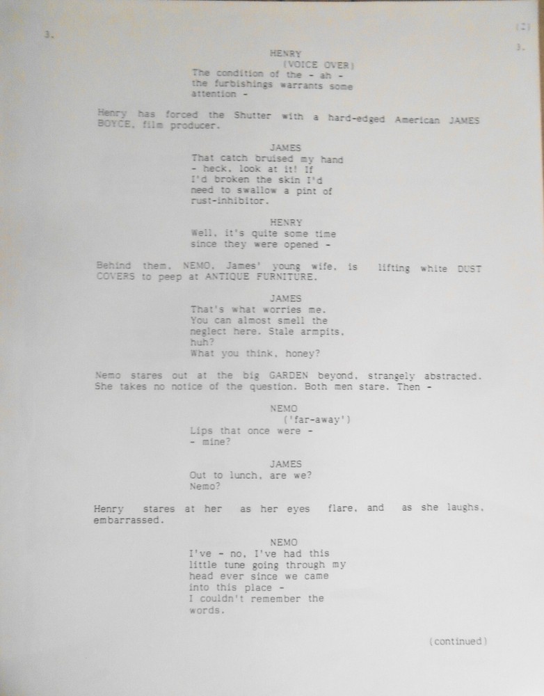 Dennis Potter : Midnight Movie - Original Screenplay - unpublished script