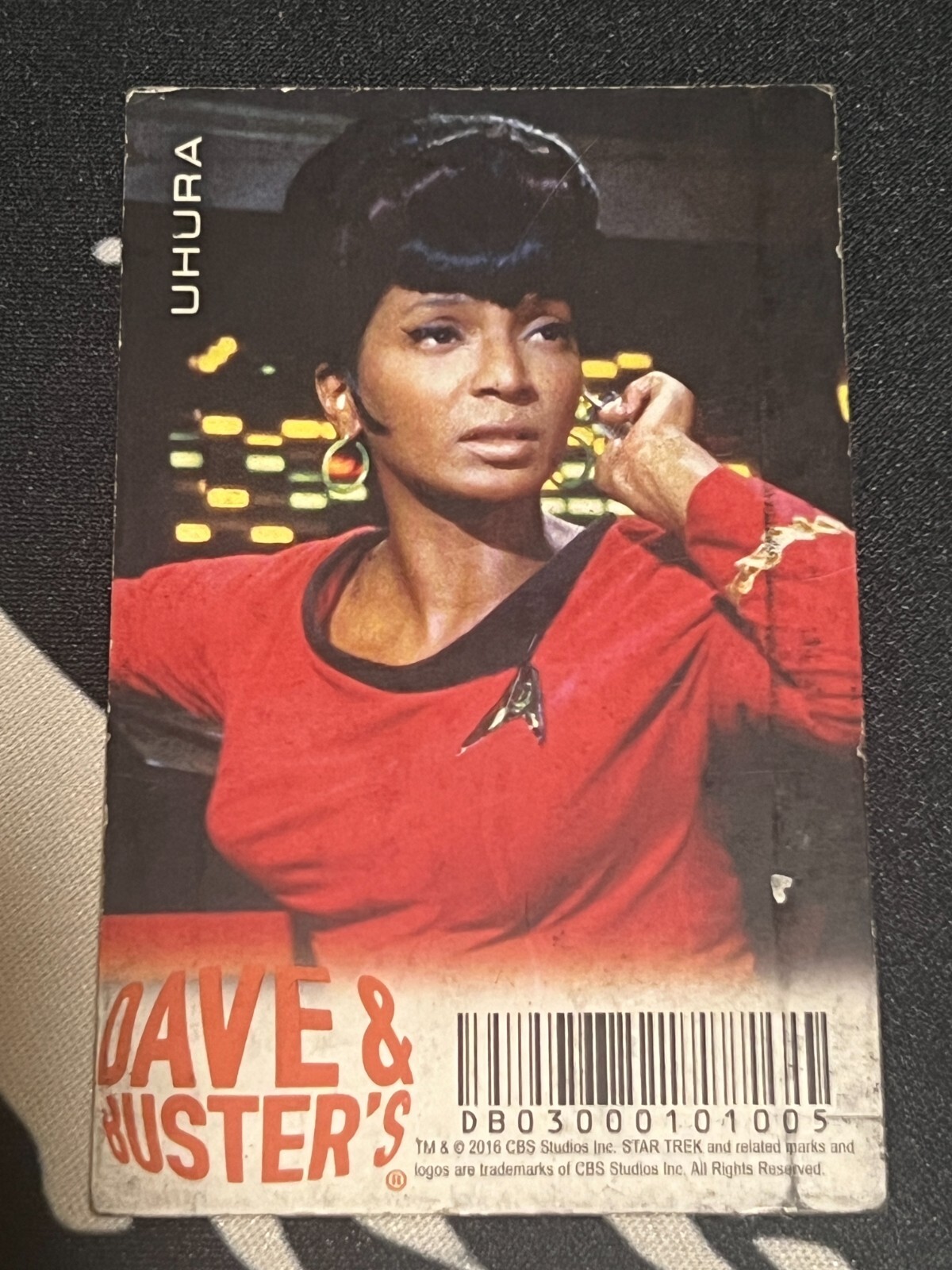 Dave and Buster's - Star Trek Cards - The Original Series - Single Cards