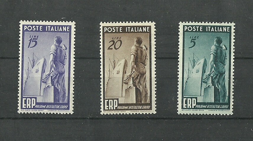 ITALY  1949  European reconstruction program MNH