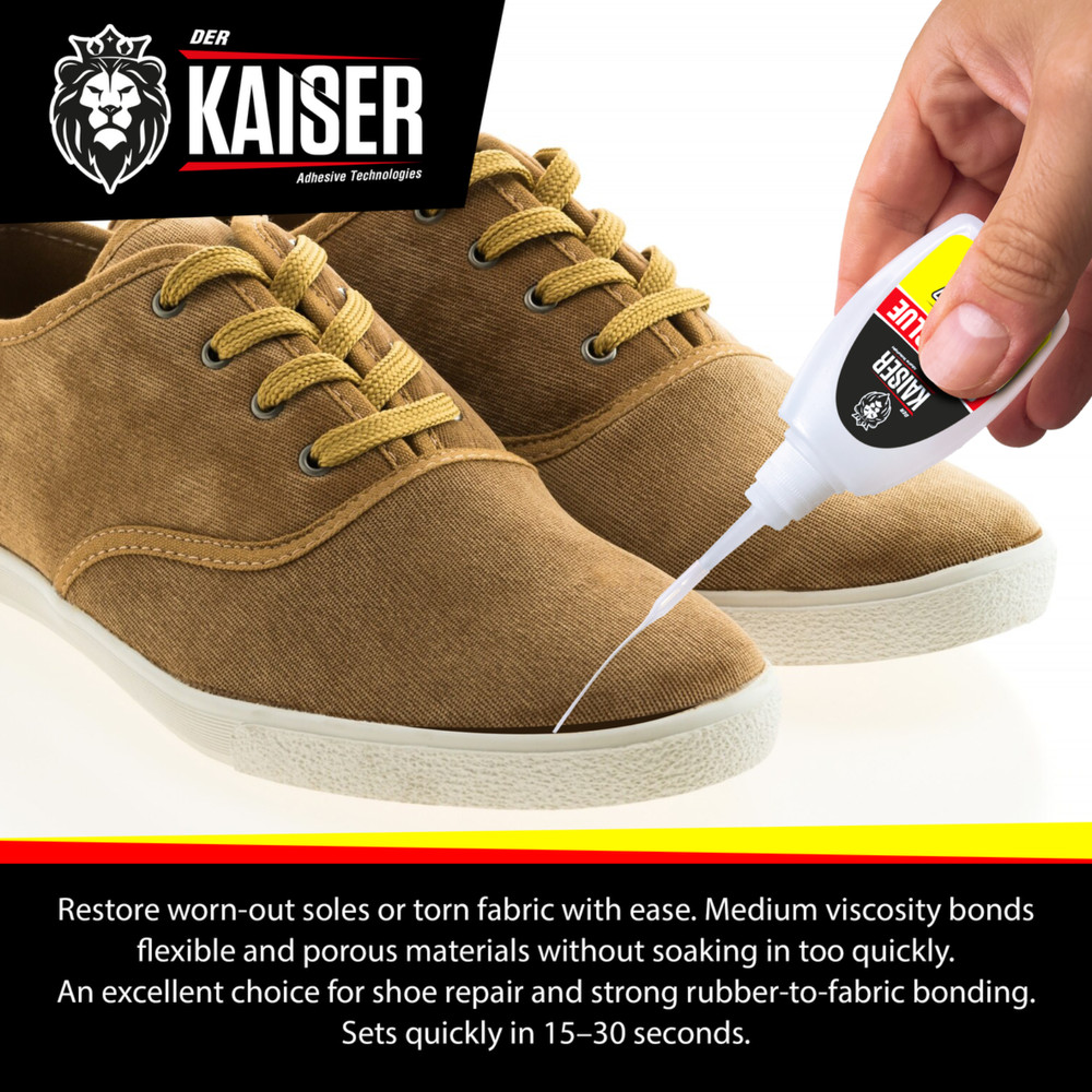 Der Kaiser Medium Cyanoacrylate (CA) Super Glue – 2 oz Bottle
