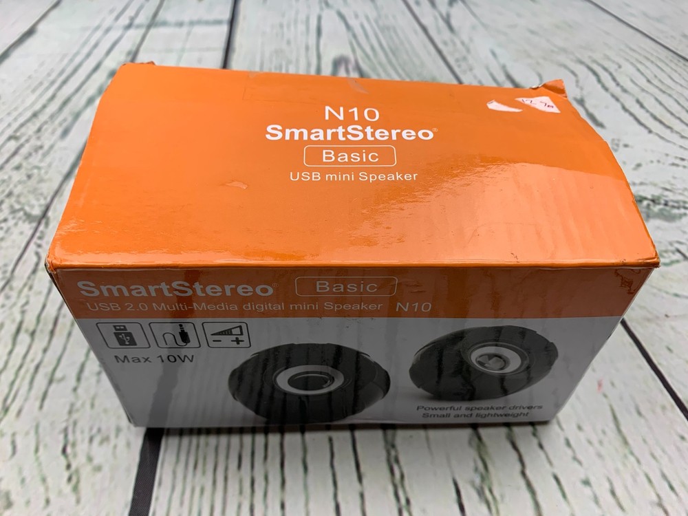 Stereo Black Wired 10W Computer USB Speakers USB Multi Media Mini
