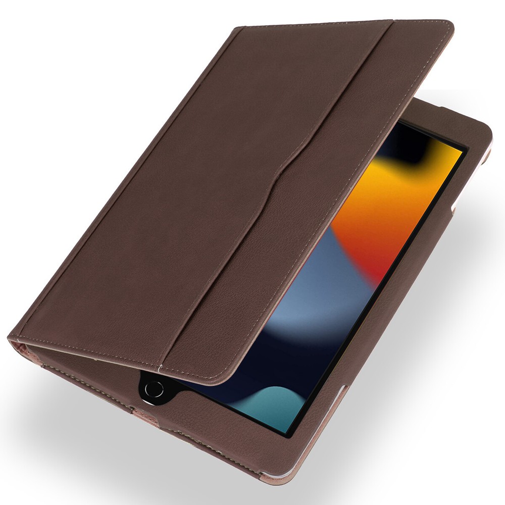 iPad 9th 8th 7th Generation 10.2" Case Leather Stand Cover with Screen Protector