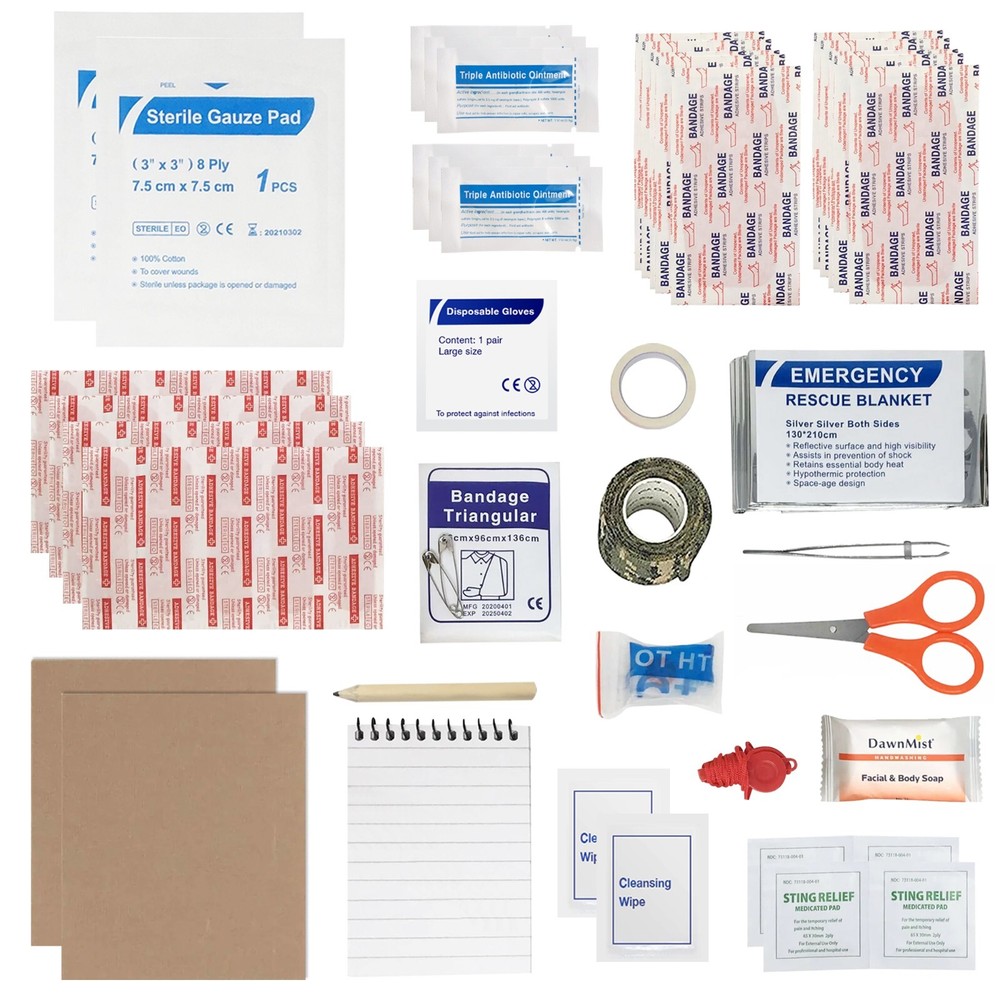 Scout Personal First-Aid Kit - Build-A-Kit Supply Bundle (All Required Items)