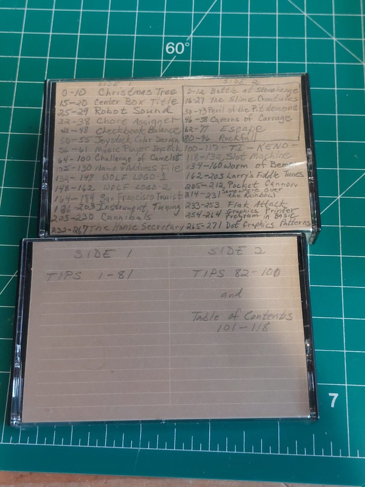 TI-99/4A Cassette Lot Games Basic Extended Programs Dow Aircraft Home Computer