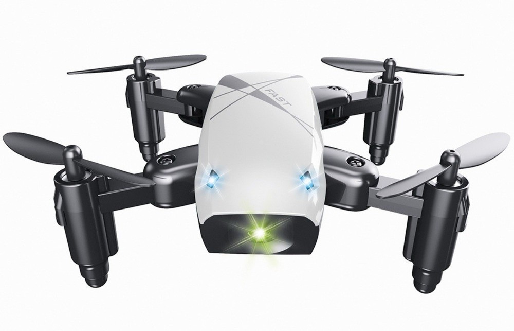 Broadream S9 Mini RC Drone Lot (4) Camera Foldable Bundle-Yellow-White-Blue-Red