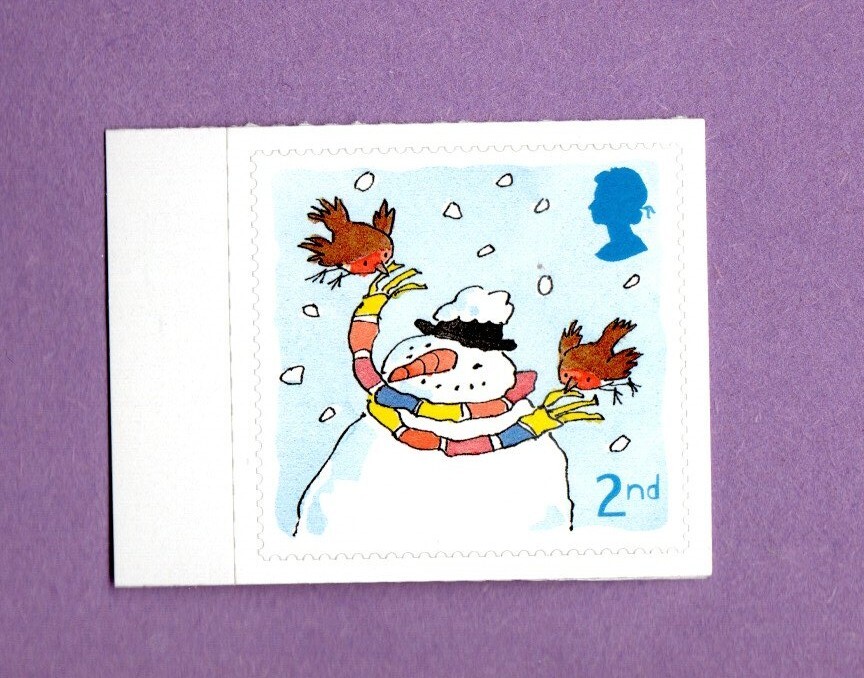 GREAT BRITIAN MNH SNOWMEN POSTAGE STAMP