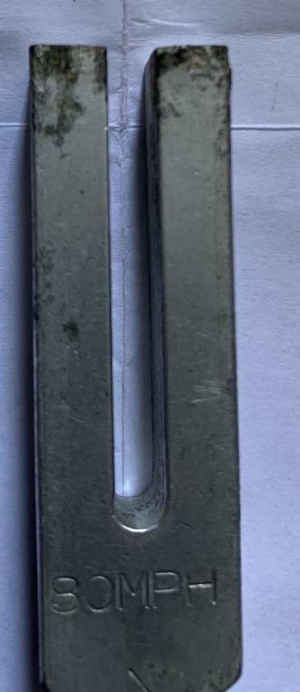 X-BAND 80MPH SPEED RADAR TUNING FORK-PATTERN ON HANDLE-MULTIPLE AS-IS
