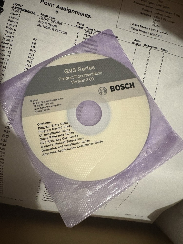 Bosch D9412GV3Control Panel - New, Open Box