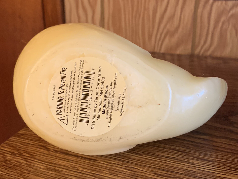 Rooster Shaped 5.5” Candle Never Used Target 2005