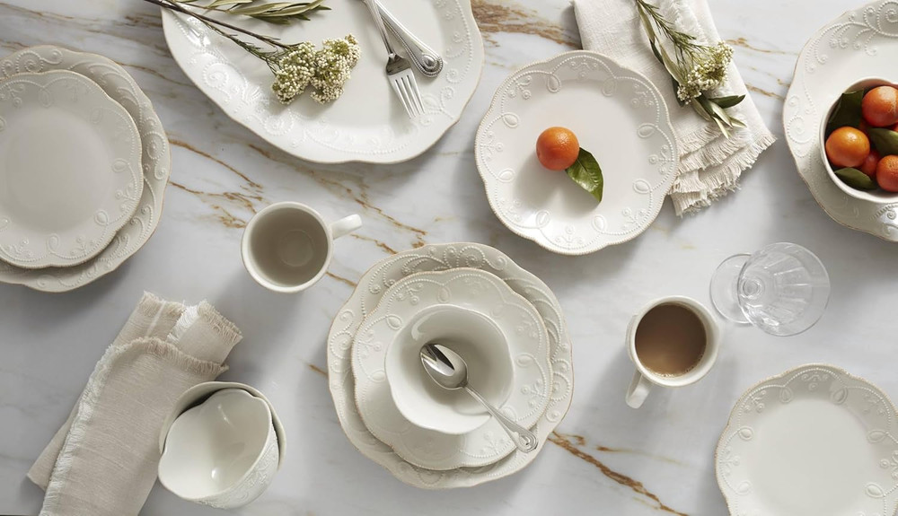 French Perle 4-Piece Place Setting, 12 ounces