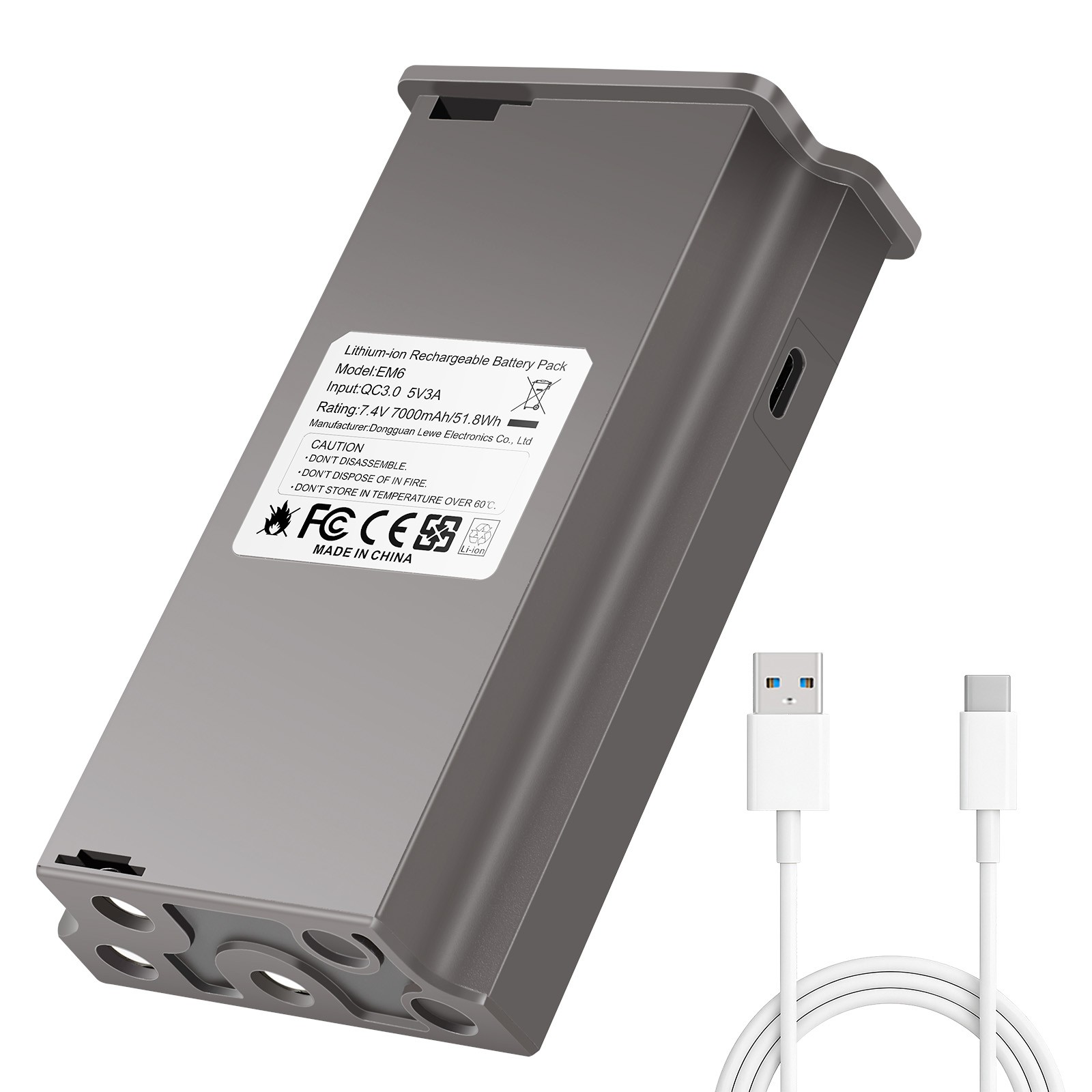 FOR TACTACAM Reveal Lipo Lithium Battery Pack for Reveal X Gen 3.0, 2.0