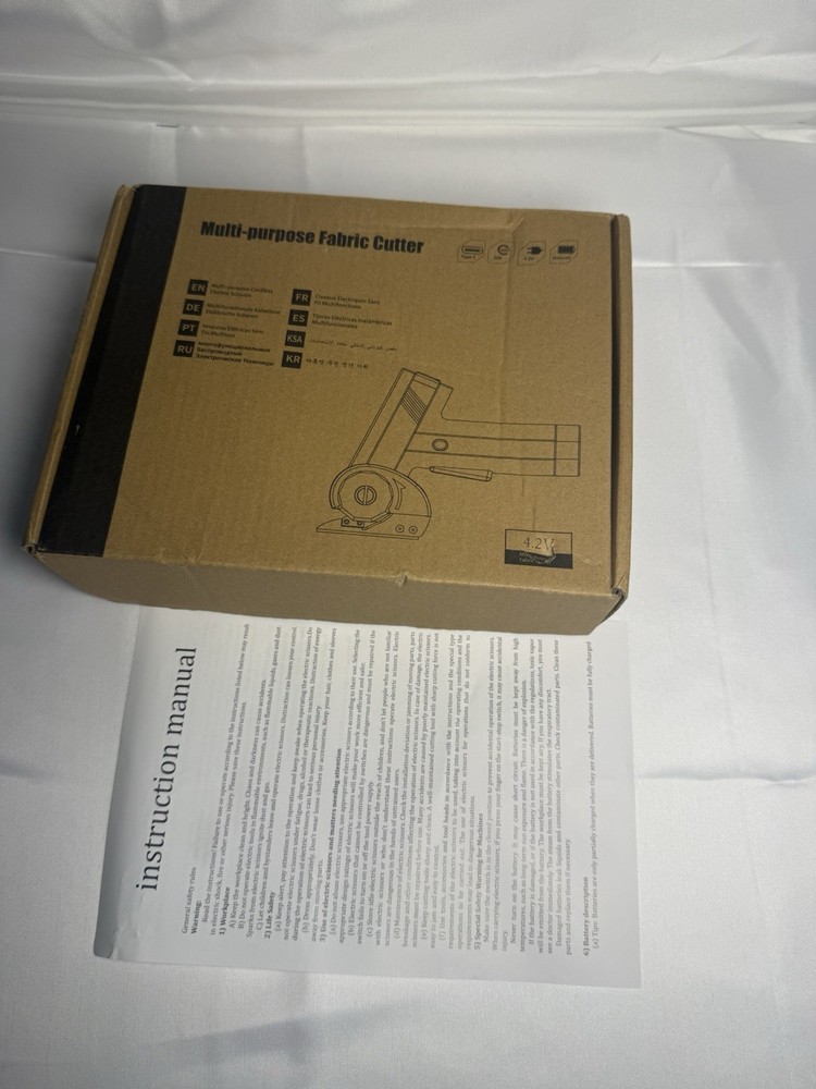 Electric Multi-purpose Fabric Cutter with USB Charging