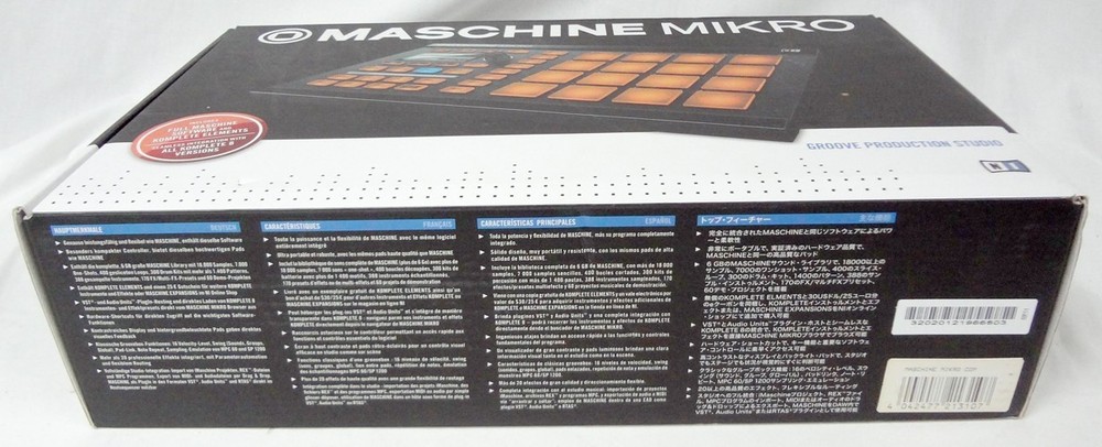 Native Instruments Maschine Mikro MK3 MIDI Beat Drum Pad Production Controller!