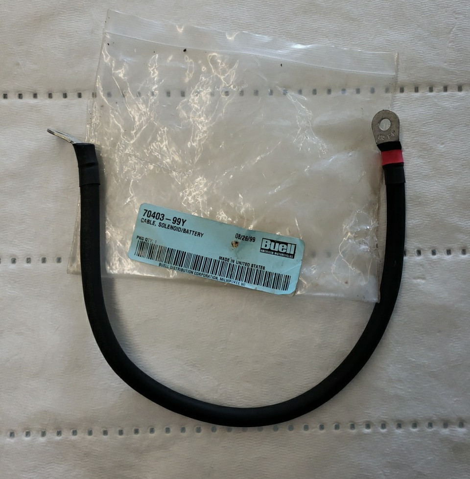 HARLEY DAVIDSON BUELL BATTERY SOLENOID CABLE 70403-99Y