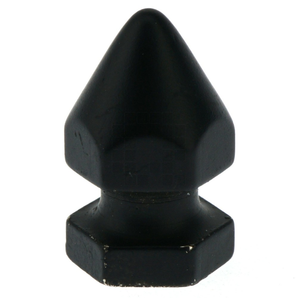 Black Hex Tree Spike 8x14mm, Threaded M3-0.5mm, 5 Pack