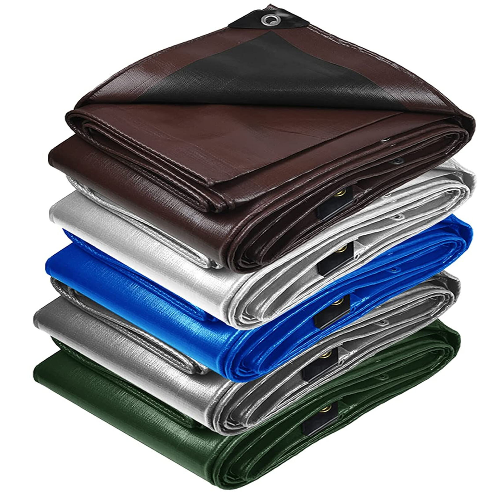 Tarp Cover Tarpaulin Heavy Duty Waterproof Canopy Tent Boat Awning RV Pool Cover