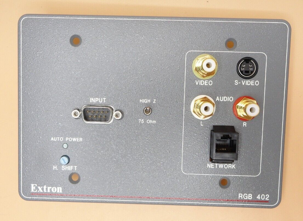 Extron RGB 402 Gray Mountable Interface (Qty 1)
