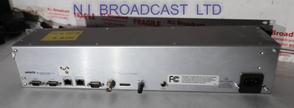 Evertz cp6408e ethernet 8x destination router matrix panel  ethernet control an