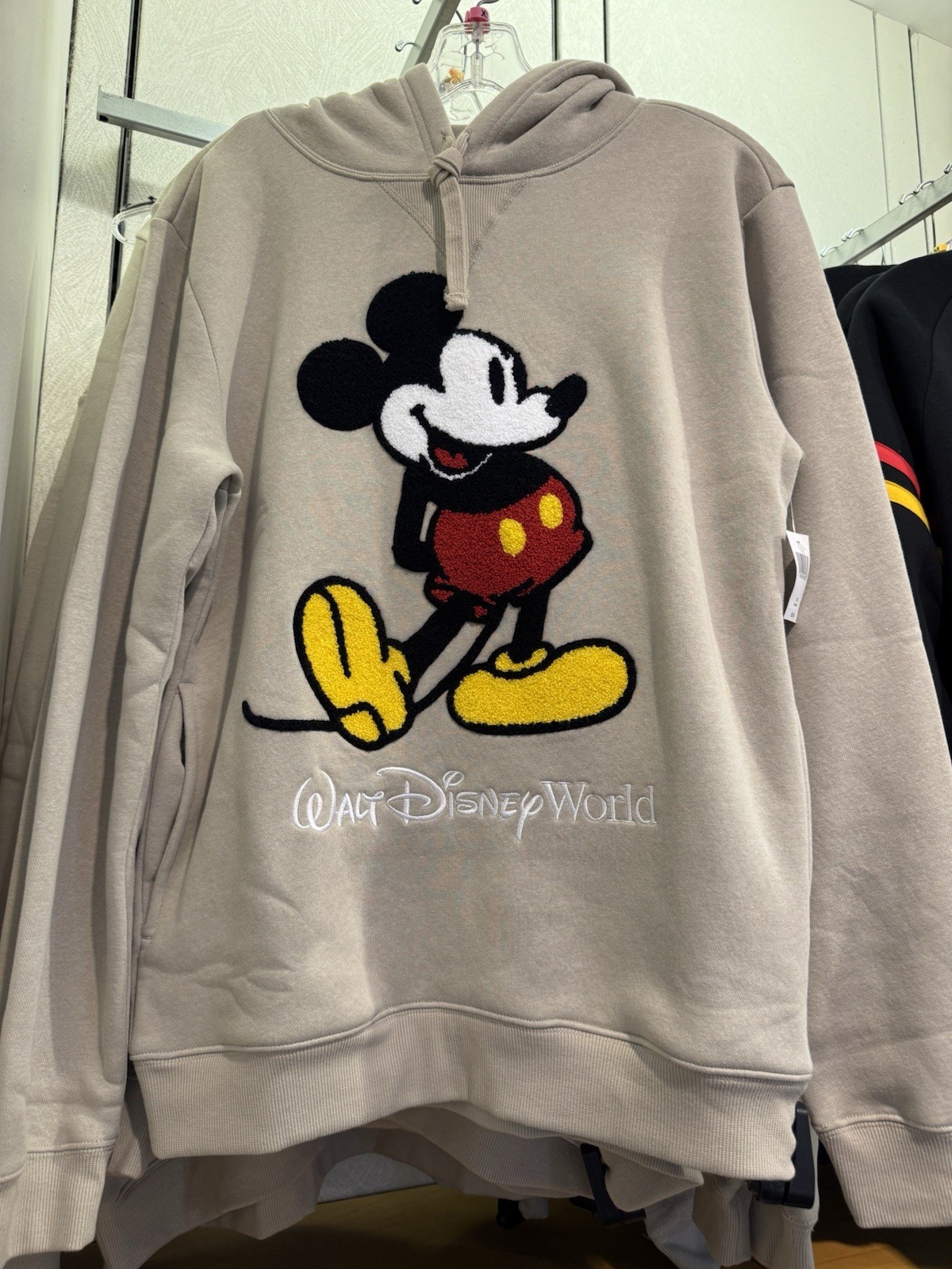 2026 Disney Mickey Mouse Walt Disney World Beige Sweatshirt 3XL Hoodie-BNWT