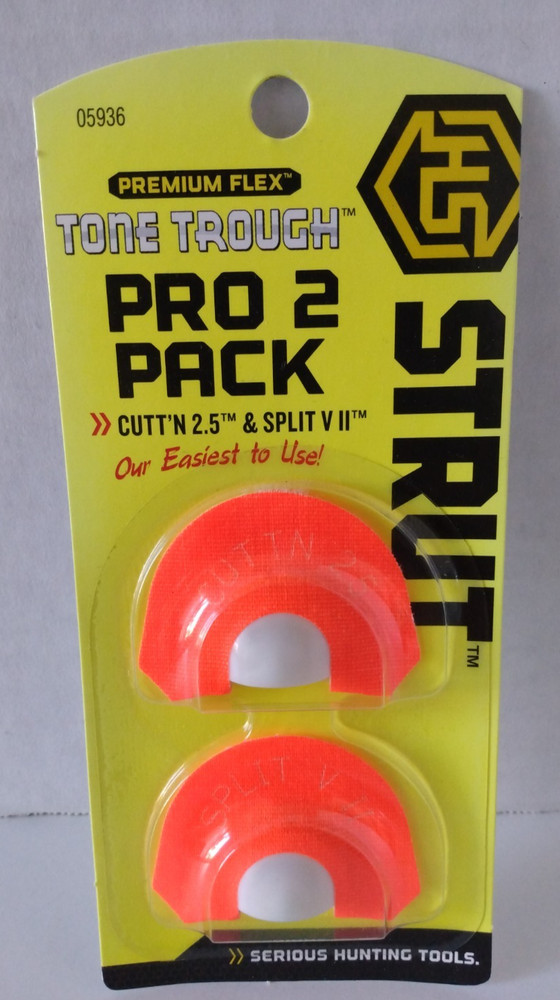 HS Strut® TONE TROUGH™PRO 2 PACK 05936 Easy Use Premium Flex Latex Turkey Mouth
