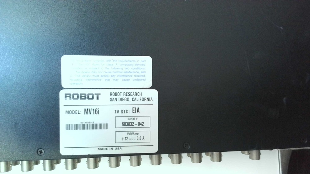 Robot MV16i Multivision Plus Processor - 16 Camera Processor