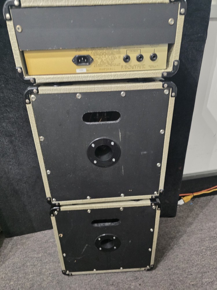 1987 Marshall Silver Jubilee 25-50 Micro Stack Anniversary Excellent Condition