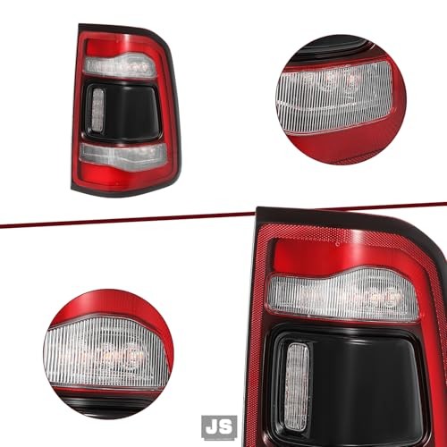 LED Tail Light Assembly With Blind Spots Right Passenger Side (Black Cover)