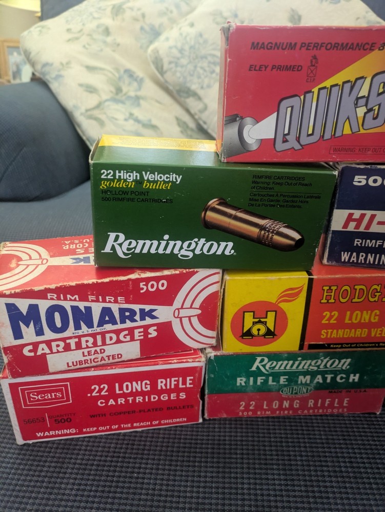 Empty 22 LR Brick Boxes 9 In Total