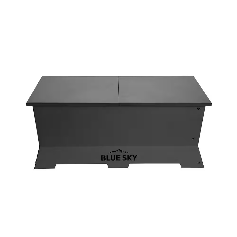 40 In. Steel Rectangle Fire Pit Lid