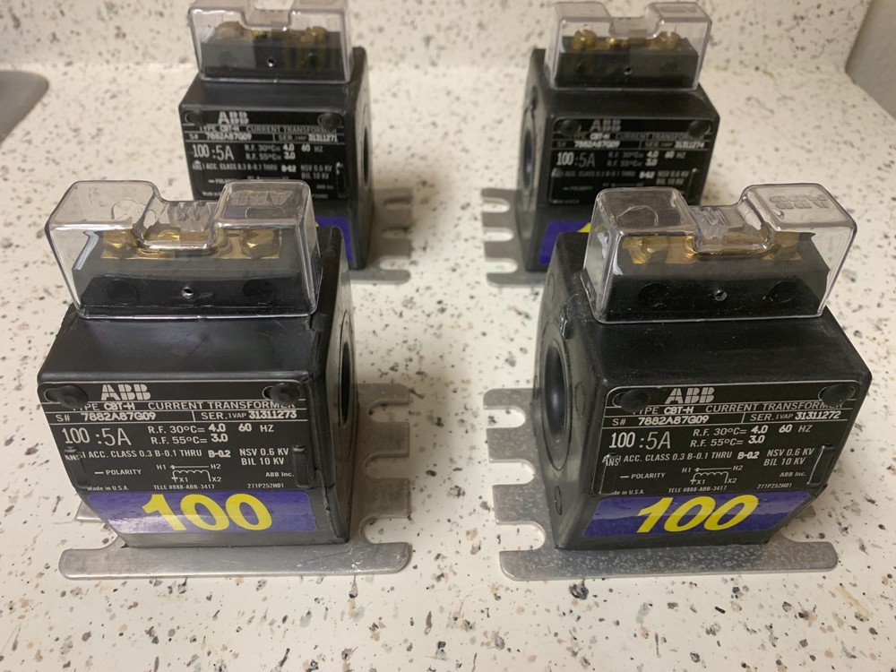 ABB CBT-H Current Transformer ratio 100:5A