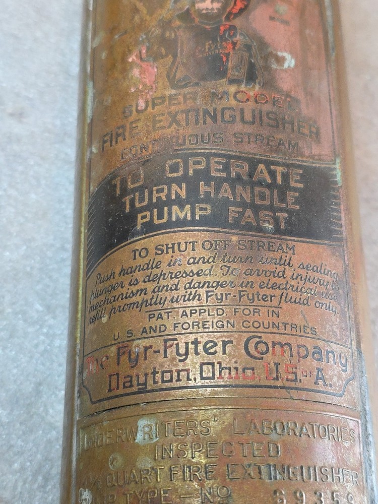 Fyr-Fyter Fire Service Collectable Art as pictured